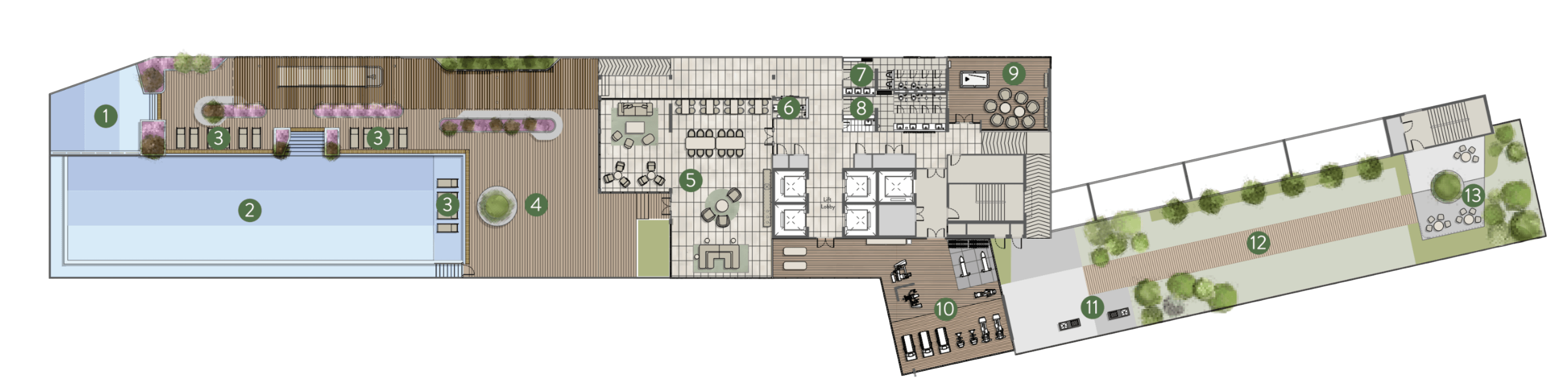 Crown Penang Facilities Plan